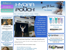 Tablet Screenshot of hydrapouch.com